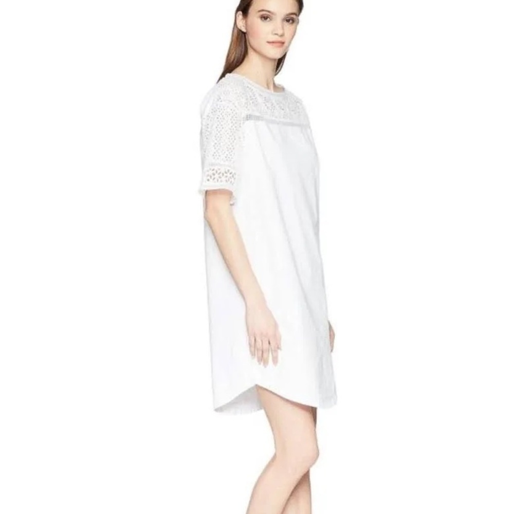 Lauren Ralph Lauren Eyelet T Shirt Dress Size Small - Picture 2 of 9